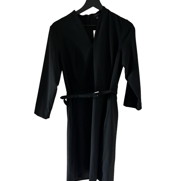 Ann Taylor Dresses & Skirts - Womens 3/4 sleeve black belted dress. New with tags.